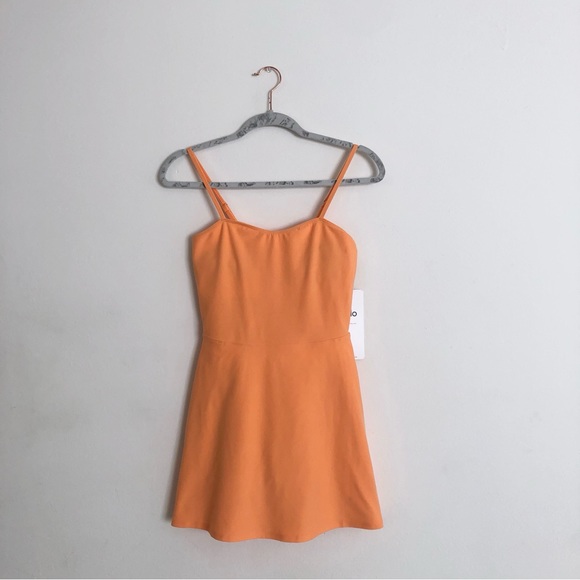 ALO Yoga Dresses Alo Yoga Alosoft Courtside Tennis Dress Cantaloupe